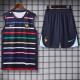 2024 France Black Training Shorts Suit