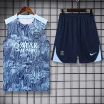 2024/25 PSG Blue Training Shorts Suit