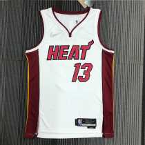 2022/23 HEAT ADEBAYO #13 White NBA Jerseys