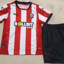 2024/25 Southampton Home Red Fans Kids Soccer jersey