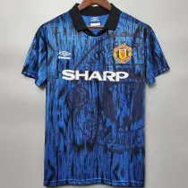 1992/93 Man Utd Away Retro Soccer jersey