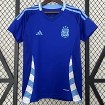 2024 Argentina Away Blue Fans Women Soccer jersey