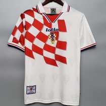 1998 Croatia Home Retro Soccer jersey