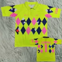 1992/93 Mexico GKY Yellow Retro Soccer jersey