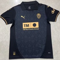 2024/25 Valencia Away Black Fans Soccer jersey