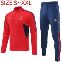 2023/24 Ajax Red Half Pull Tracksuit