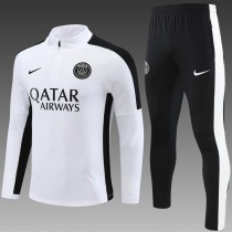 2023/24 PSG White Half Pull Tracksuit