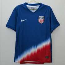 2024 USA Away Blue USA Fans Soccer jersey