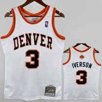 2006/07 NUGGETS IVERSON #3 White NBA Jerseys