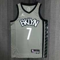 2022/23 NETS DURANT #7 Gray NBA Jerseys