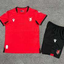 2024 Georgia 3RD Red Fans Kids Soccer jersey