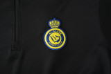 2024/25 Al Nassr FC Black Half Pull Tracksuit