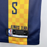 2017/18 PACERS HALIBURTON #0 Dark Blue NBA Jerseys