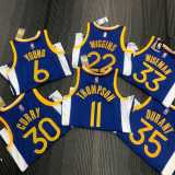 2022/23 WARRIORS THOMPSON #11 Blue NBA Jerseys