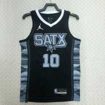 2022/23 SA SPURS DEROZAN #10 Black NBA Jerseys