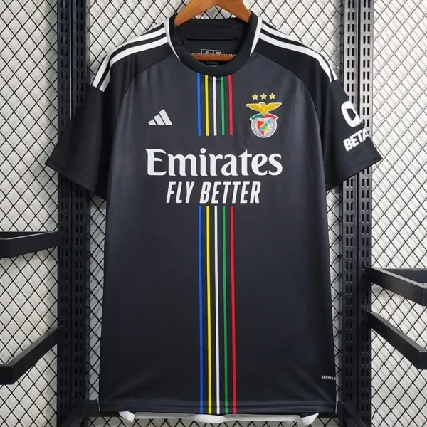 2023/24 Benfica Away Black Fans Soccer jersey
