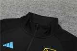 2023/24 ASN Black Half Pull Tracksuit