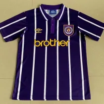 1993 Man City Away Retro Soccer jersey