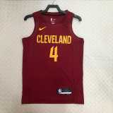 2022/23 CAVALIRERS MOBLEY #4 Dark red NBA Jerseys