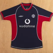 2001/02 Man Utd 3RD Dark Blue Retro Soccer jersey