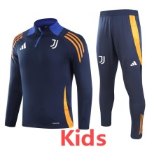 2024/25 JUV Dark Blue Kids Half Pull Tracksuit