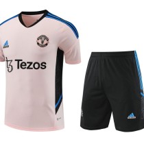 2023/24 Man Utd Pink Training Shorts Suit