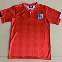 1989 England Away Retro Soccer jersey