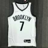 2022/23 NETS DURANT #7 White NBA Jerseys