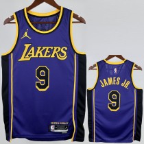 2022/23 LAKERS JAMES JR. #9 Purple NBA Jerseys