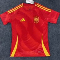 2024 Spain Home Red Fans Soccer jersey