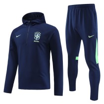 2023/24 Brazil Royal blue Half Pull Tracksuit