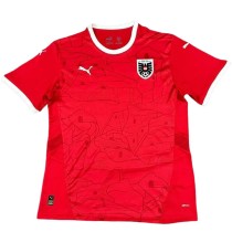 2024 Austria Home Red Fans Soccer jersey