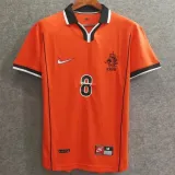 1998 Netherlands Home Retro Soccer jersey