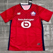 2024/25 Lille Home Red Fans Soccer jersey