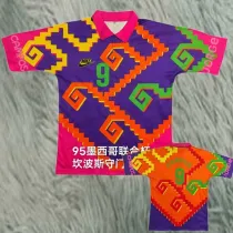 1995 Mexico GKP Purple Retro Soccer jersey