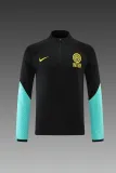 2023/24 INT Black Half Pull Tracksuit