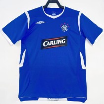 2008/09 Rangers Home Blue Retro Soccer jersey