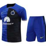 2023/24 INT Blue Training Shorts Suit