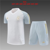 2023 Algeria White Kids Training Shirts