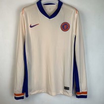 2024/25 CHE Away White Fans Long Sleeve Soccer jersey