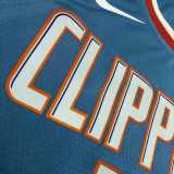 2021/22 CLIPPERS GEORGE #13 Azure NBA Jerseys