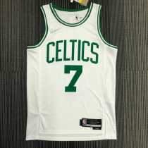 2022/23 CELTICS BROWN #7 White NBA Jerseys