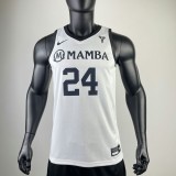 2023 MAMBA BRYANT #24 LAKERS White NBA Jerseys