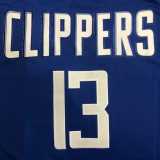 2022/23 CLIPPERS GEORGE #13 Blue Player NBA Jerseys