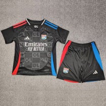 2024/25 Lyon Away Fans Kids Soccer jersey