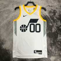 2022/23 JAZZ CLARKSON #00 White NBA Jerseys