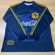 1998/99 Club America Away Blue Retro Long Sleeve Soccer jersey