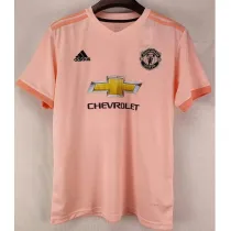 2018/19 Man Utd Away Pink Retro Soccer jersey
