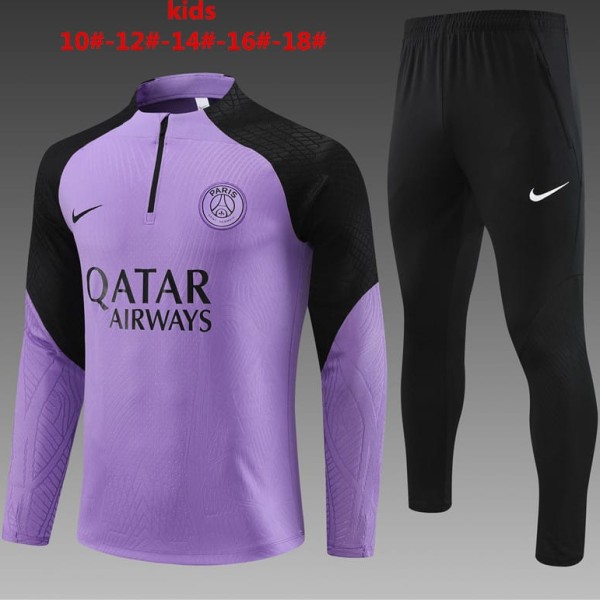 2023/24 PSG Player Kids Half Pull Tracksuit
