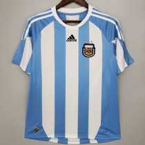 2010 Argentina Home Retro Soccer jersey
